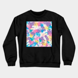 Vivid Color Splashes | Urban Finery Crewneck Sweatshirt